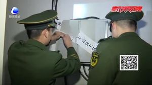 安次區(qū)消防夜間復(fù)查 對(duì)整改到們商戶現(xiàn)場(chǎng)解封