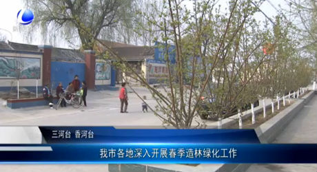 我市各地深入開展春季造林綠化工作