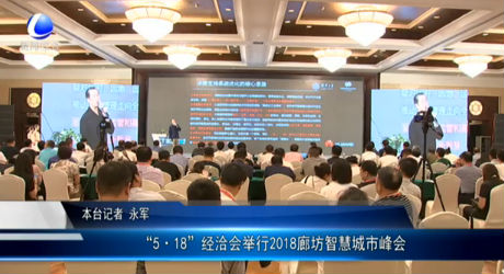 “5·18”經洽會舉行2018廊坊智慧城市峰會