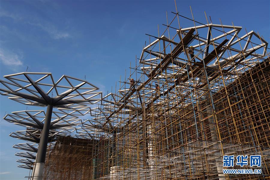 （社會）（3）北京世園會園區(qū)建設(shè)基本成形