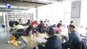 圖書(shū)管理忙充電 市民享受“文化春節(jié)”