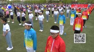 快樂學(xué)習(xí) 健康第一 北京八中固安分校讓學(xué)生享受運動的快樂