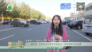 榮開路 光明西道至愛民西道路段工程取得階段性進(jìn)展