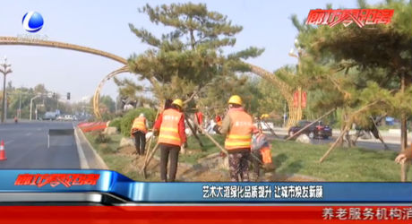 藝術大道綠化品質提升 讓城市煥發(fā)新顏