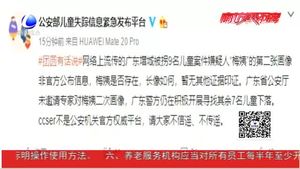 辟謠來了！“梅姨”畫像非公安部官方發(fā)布 不傳謠 不信謠