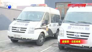 香河男子送愛(ài)心  百斤消毒液贈(zèng)民警
