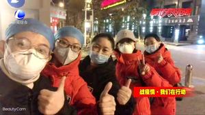 醫(yī)者逆行赴前線 慰問(wèn)親人暖人心