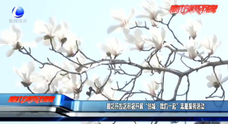 廊坊開發(fā)區(qū)積極開展“創(chuàng)城·我們一起”志愿服務(wù)活動(dòng)