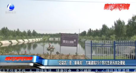 “垃圾坑”變“景觀池”大城建成75個農(nóng)村生活污水處理站