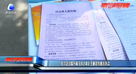 安次區(qū)法院開(kāi)展《民法典》主題宣傳普法活動(dòng)