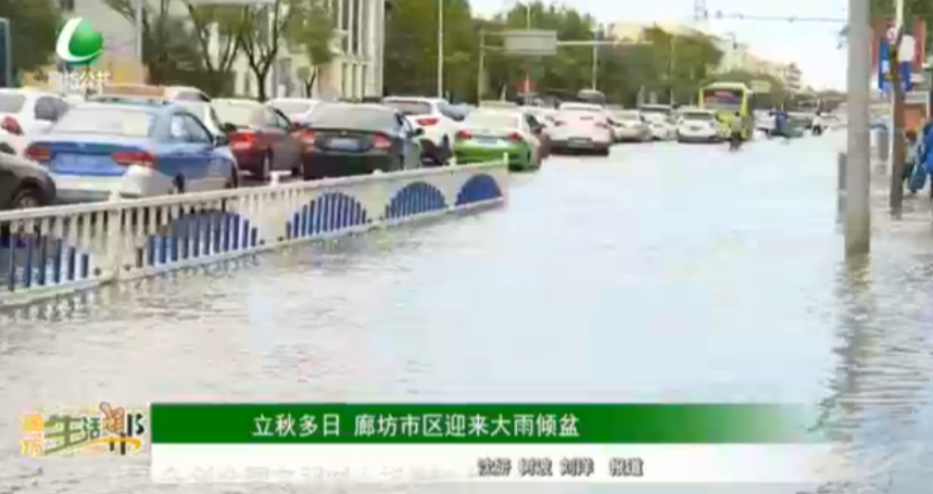 立秋多日 廊坊市區(qū)迎來大雨傾盆