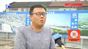 上跨鐵路橋引橋段光明東道北半幅場(chǎng)內(nèi)橋梁墩柱全部完成