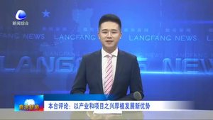本臺評論：以產(chǎn)業(yè)和項目之興厚植發(fā)展新優(yōu)勢