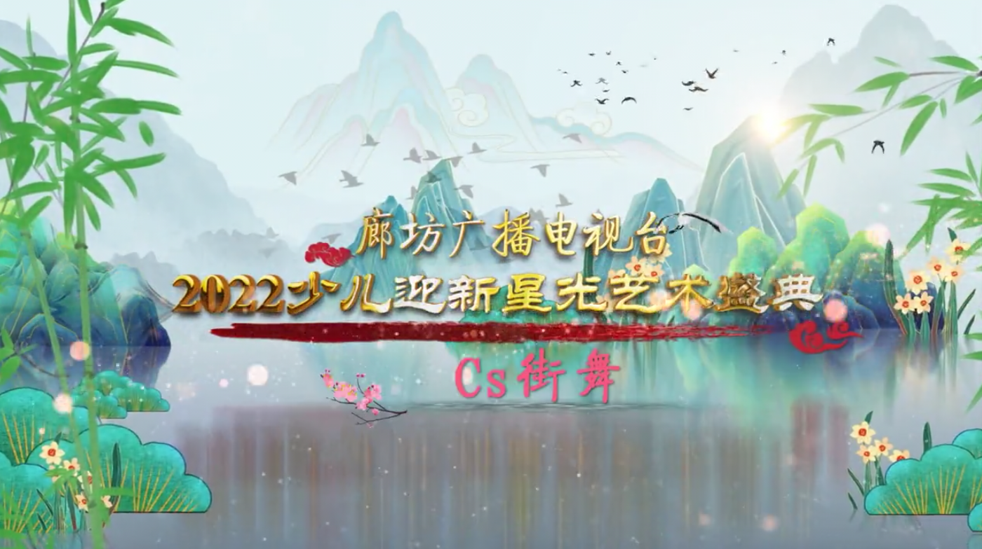 廊坊廣播電視臺2022少兒迎新星光藝術(shù)盛典——Cs街舞