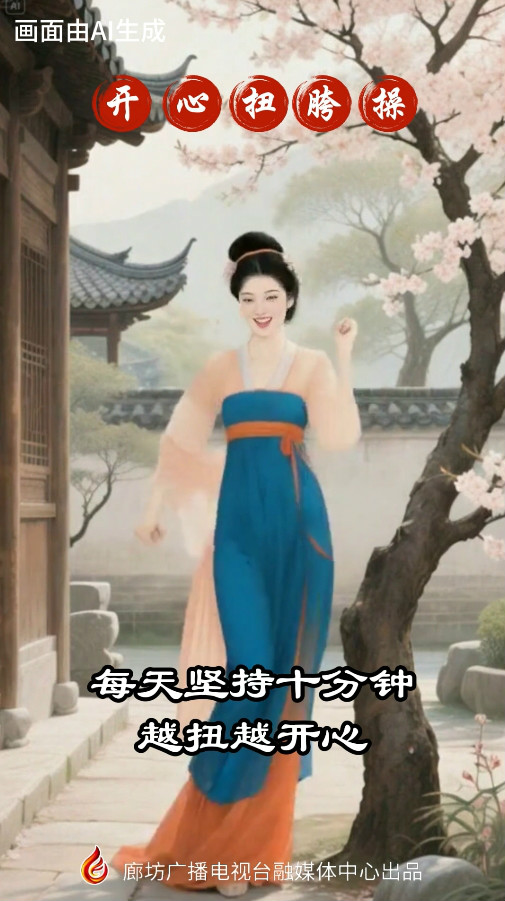 AI短視頻丨開心扭胯操