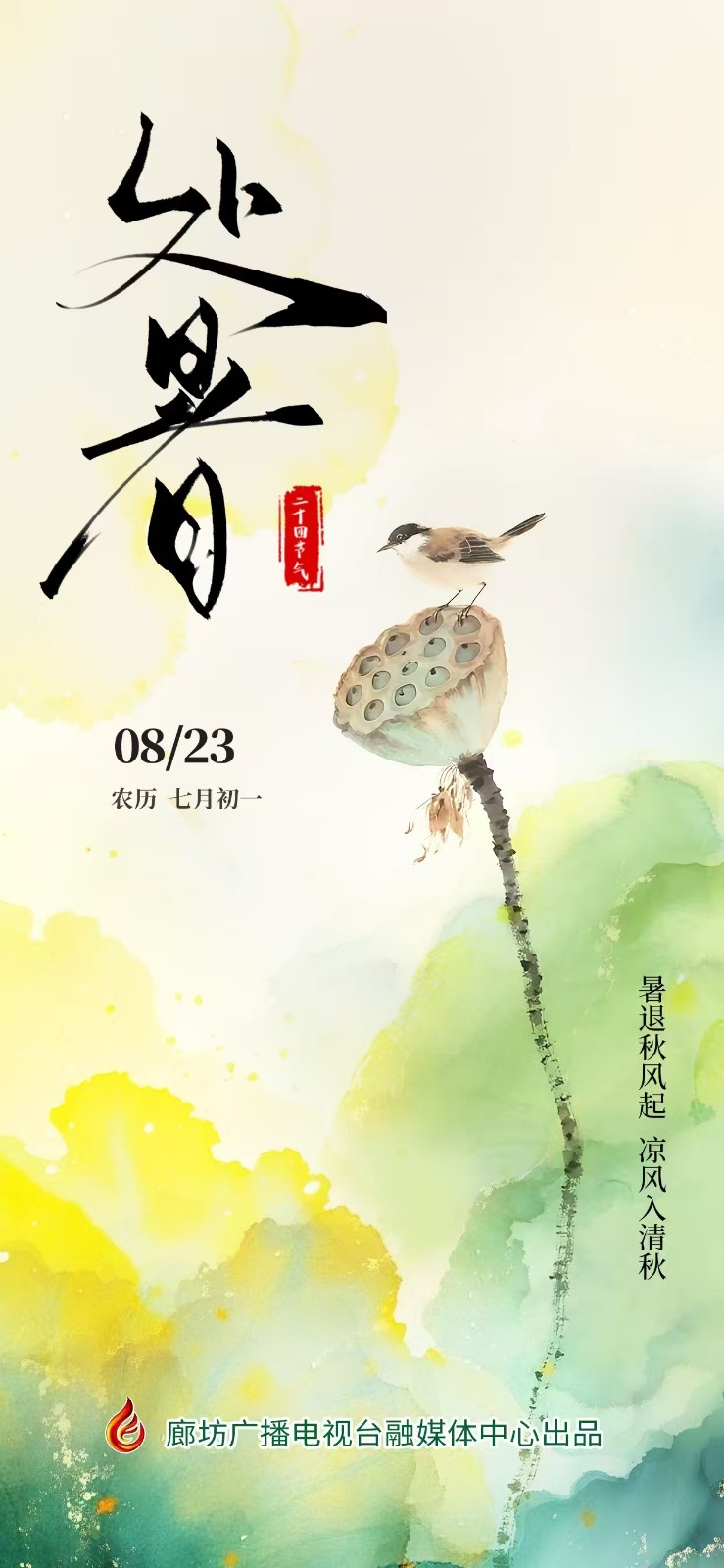 【時光映畫·二十四節(jié)氣】處暑