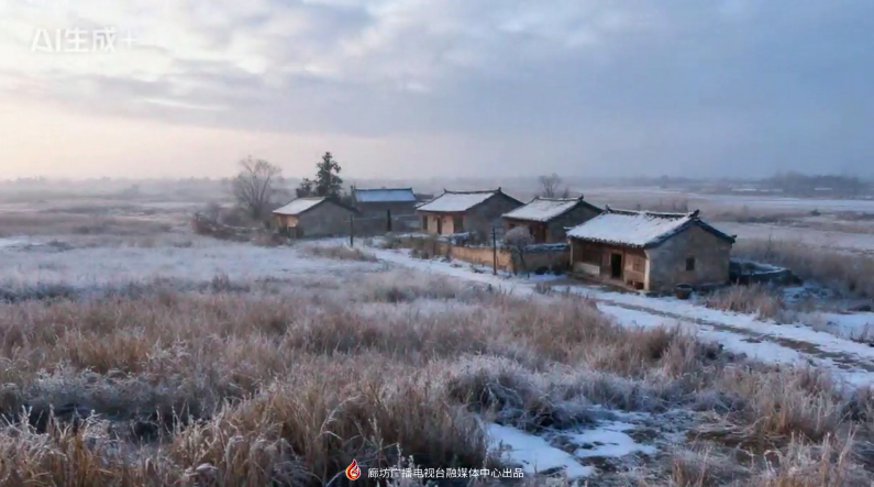 【文化潤(rùn)廊·AI“畫(huà)”古詩(shī)】《詠廿四氣詩(shī)·小寒十二月節(jié)》