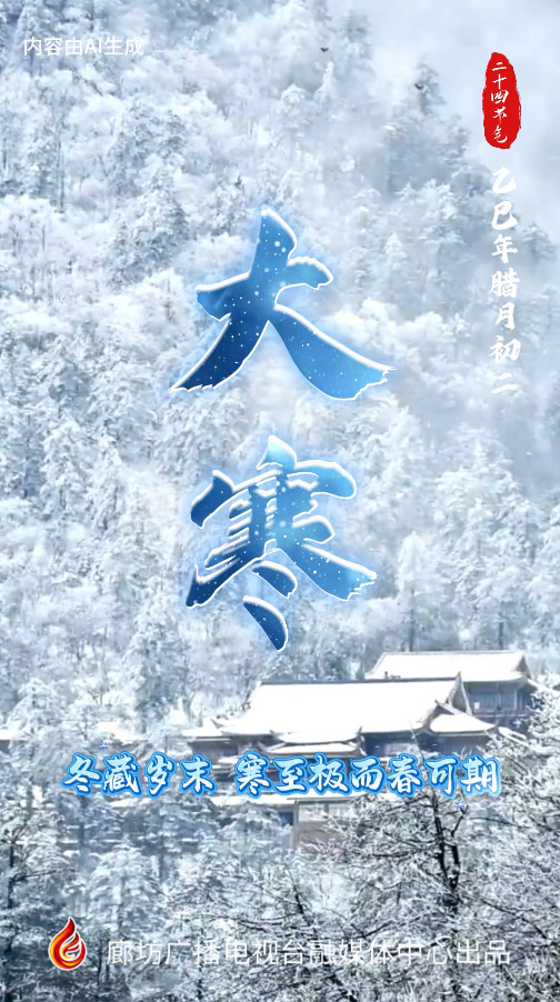 AI短視頻丨【時光映畫·二十四節(jié)氣】冬藏歲末，寒至極而春可期