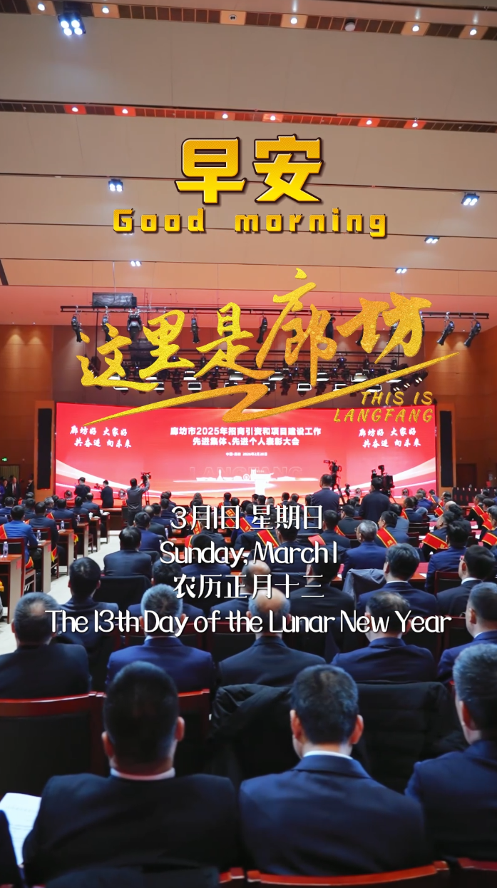 【這里是廊坊】廊坊市2025年招商引資和項目建設(shè)工作先進(jìn)集體 先進(jìn)個人表彰大會召開